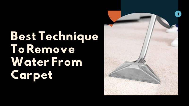 Best Technique To Remove Water From Carpet